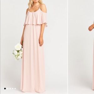 Show Me Your Mumu Caitlin Ruffle Maxi Dress SMALL